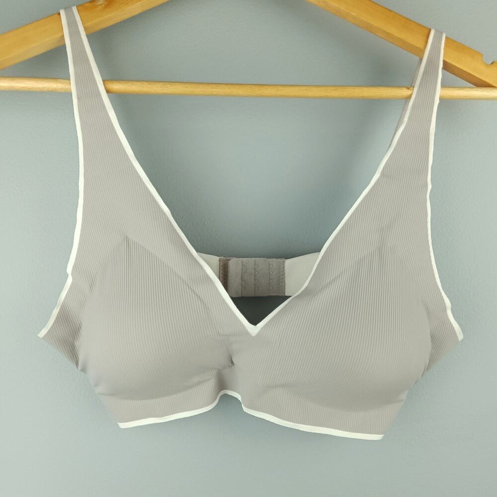 Lucky Brand Light Gray Wireless Bra